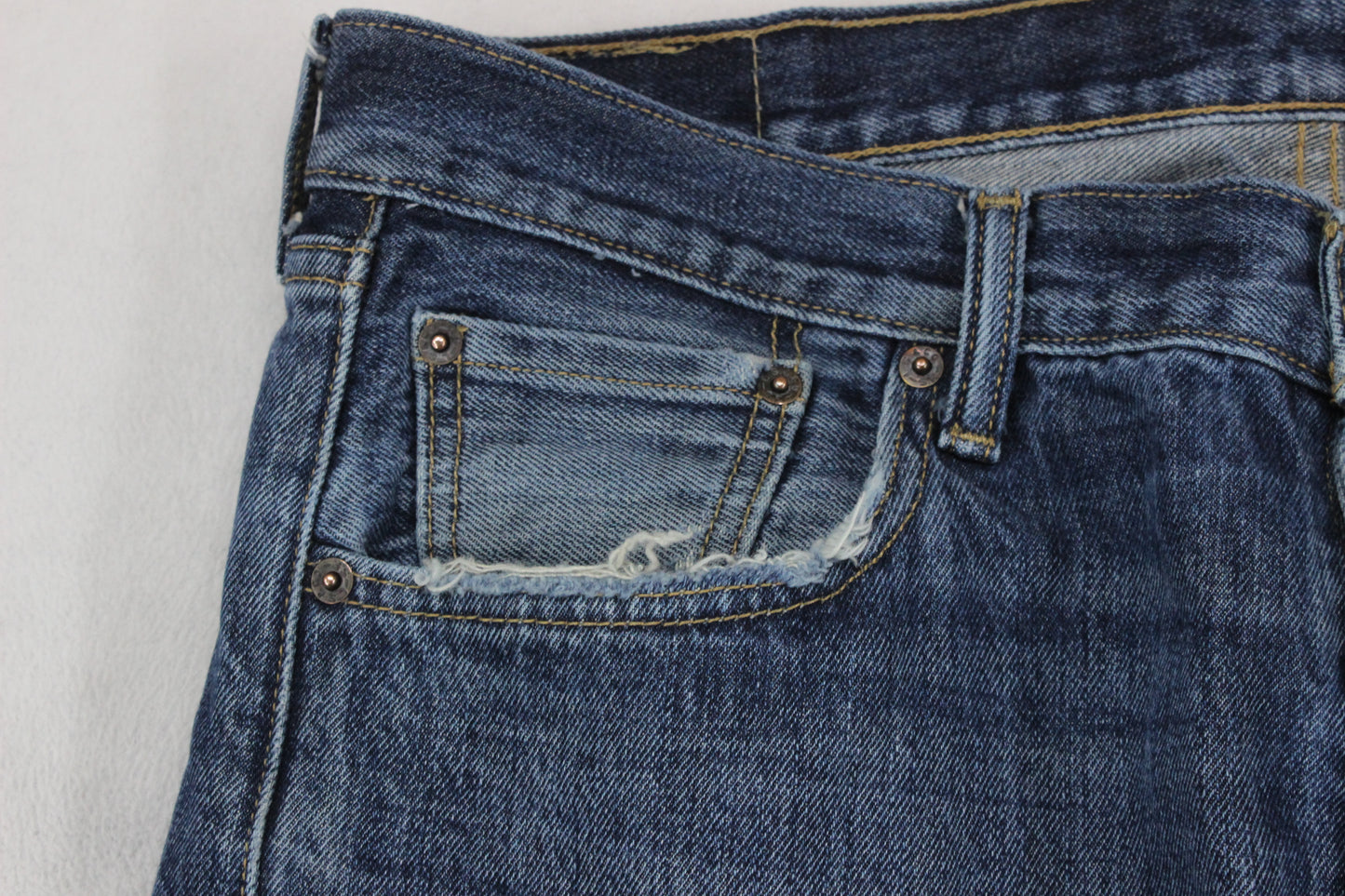 Mens 501 Jeans Classic Fit Denim