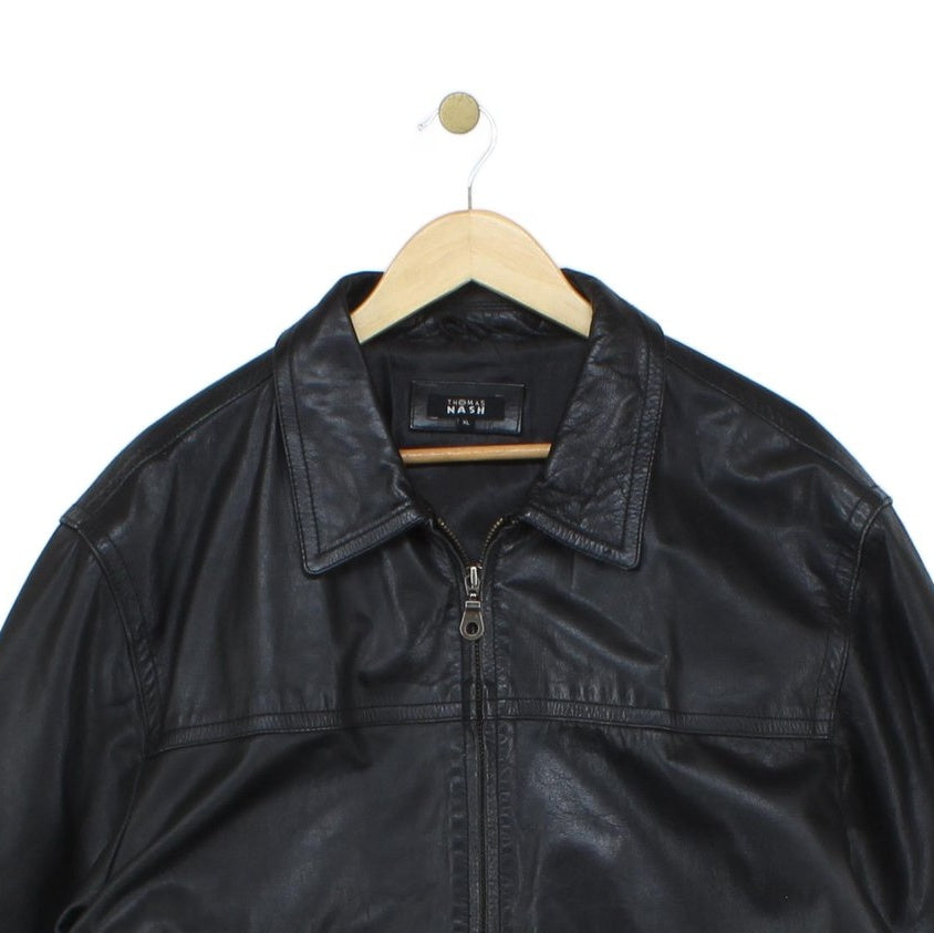 Mens Leather Jacket Outerwear