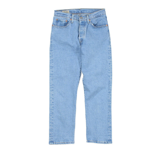 Womens 501 Jeans Classic Fit Denim Button Fly