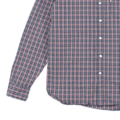 Mens Plaid Shirt Long Sleeve Check