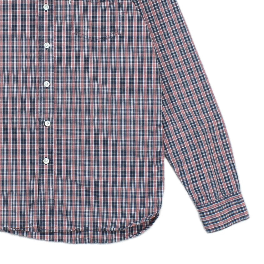 Mens Plaid Shirt Long Sleeve Check