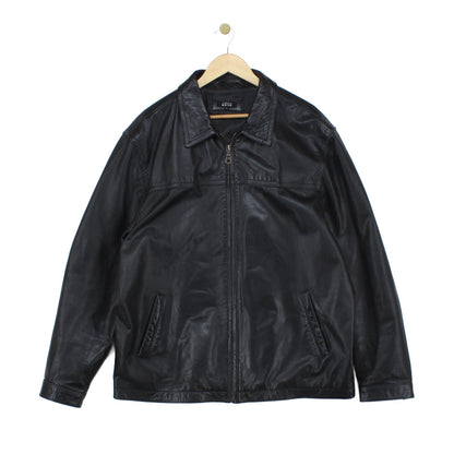 Mens Leather Jacket Outerwear