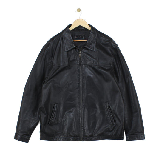 Mens Leather Jacket Outerwear