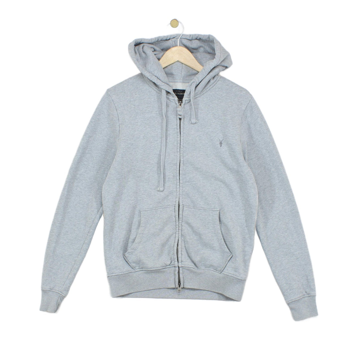 Mens Hoodie Full Zip Cotton