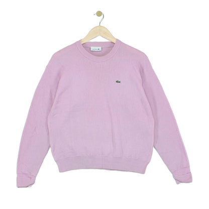 Womens Wool Jumper Crew Neck Logo Knit