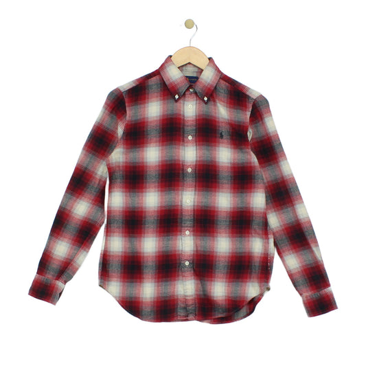 Womens Plaid Shirt Button Down Classic