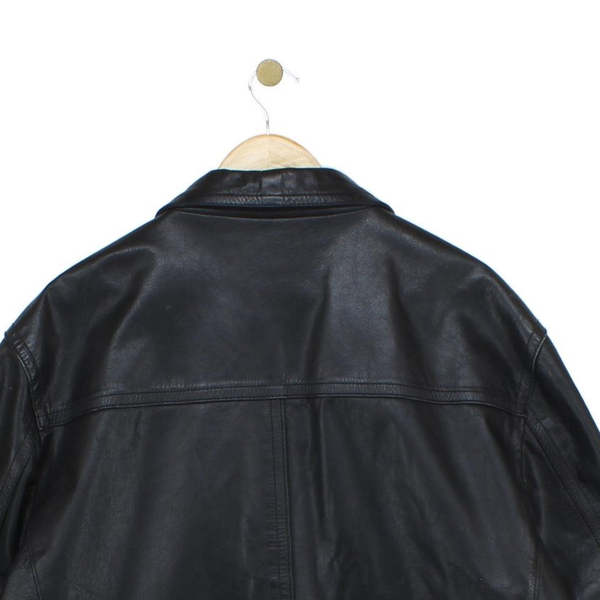 Mens Leather Jacket Outerwear