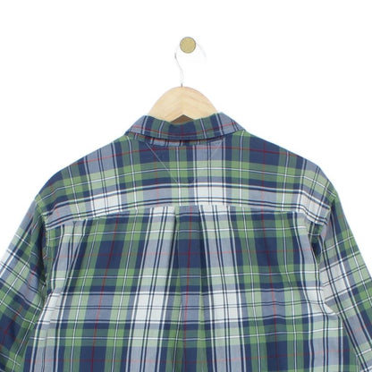 Mens Check Shirt Long Sleeve Cotton