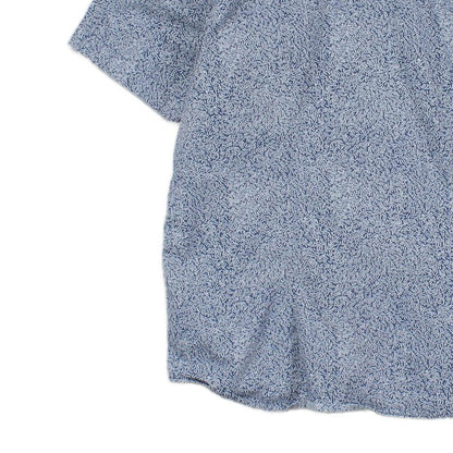 Mens Shirt Short Sleeve Slim Fit Patterned