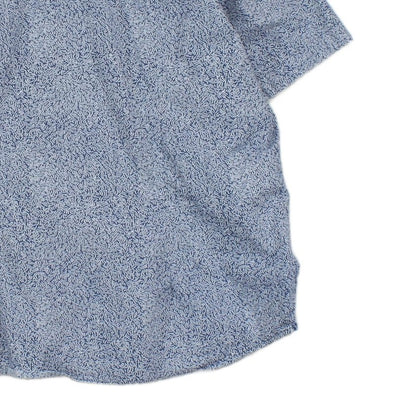 Mens Shirt Short Sleeve Slim Fit Patterned