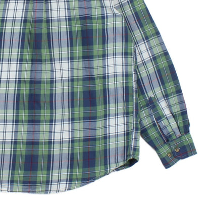 Mens Check Shirt Long Sleeve Cotton