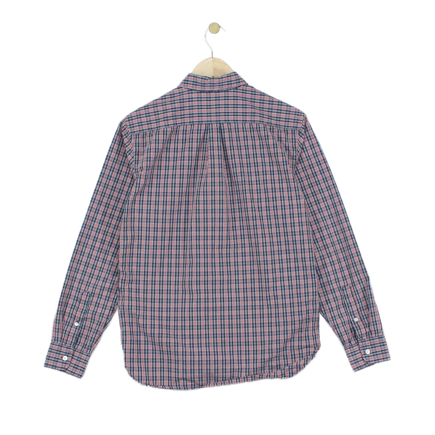 Mens Plaid Shirt Long Sleeve Check