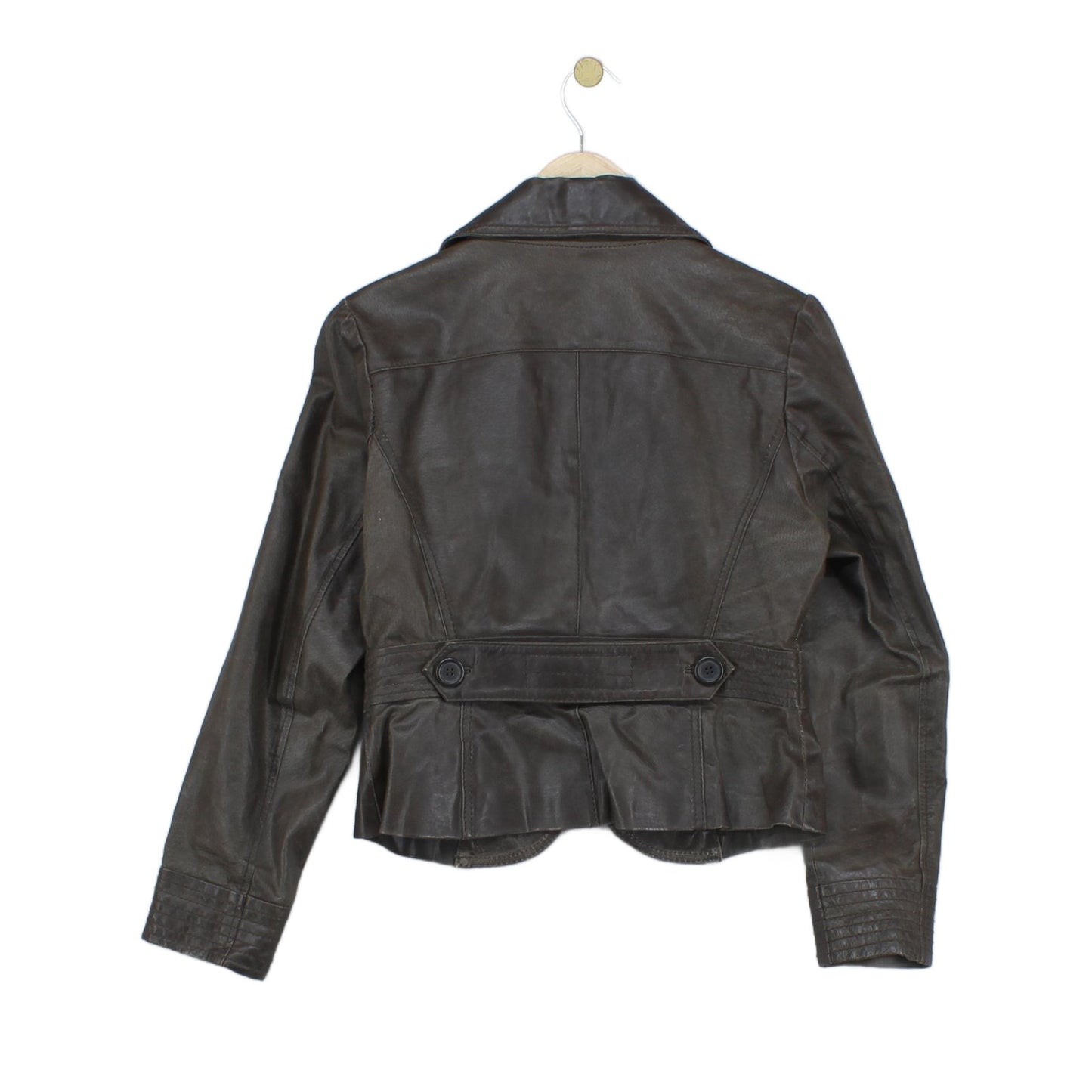 Womens Leather Blazer