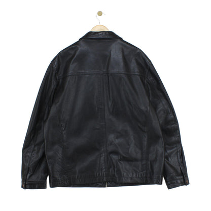 Mens Leather Jacket Outerwear