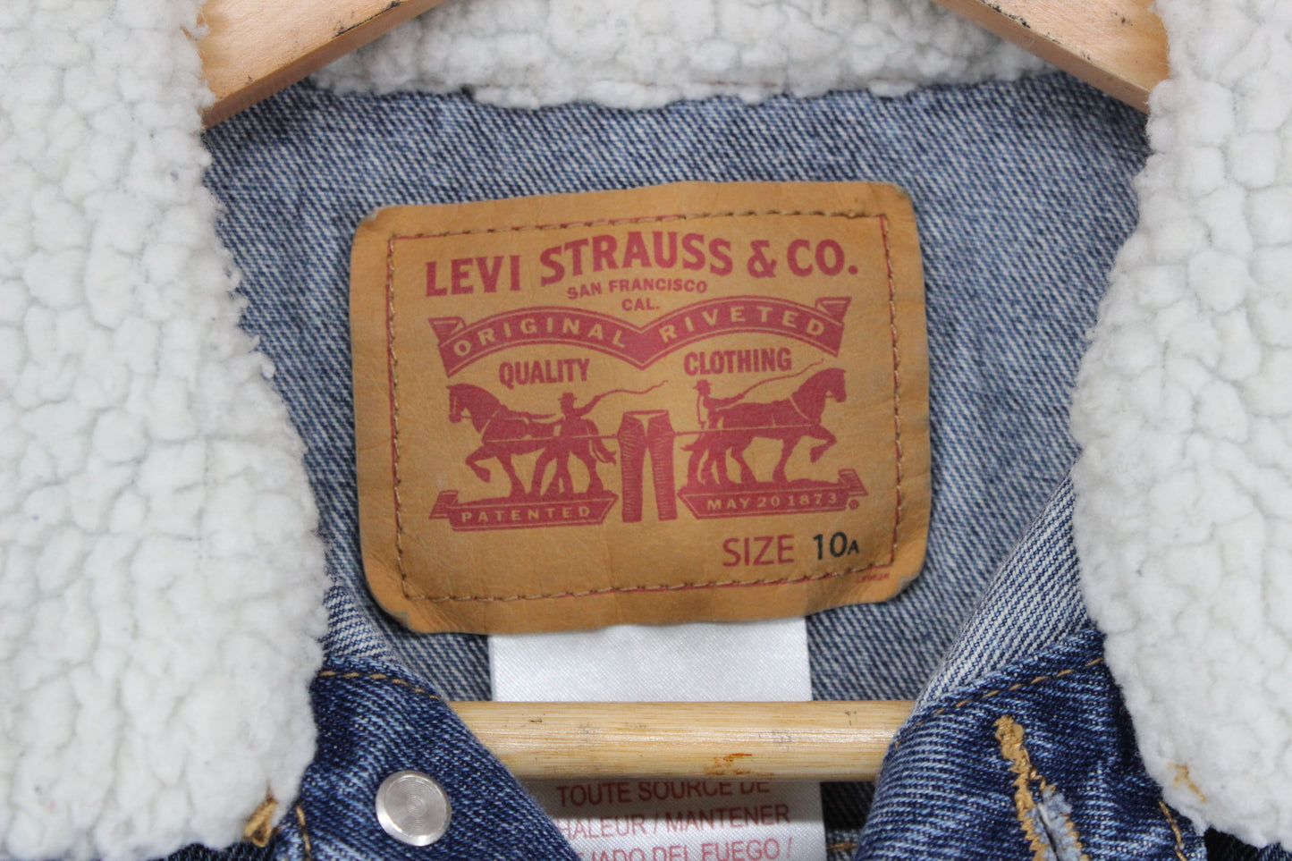 Boys Denim Jacket Sherpa  Classic