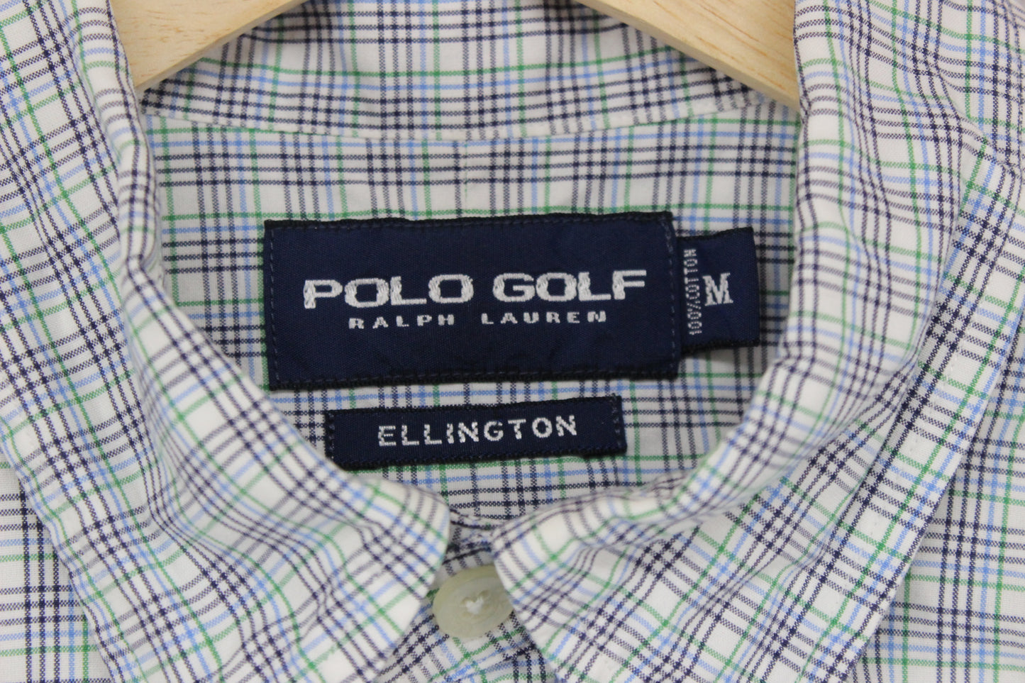 Mens Shirt  Button Down Short Sleeve Check