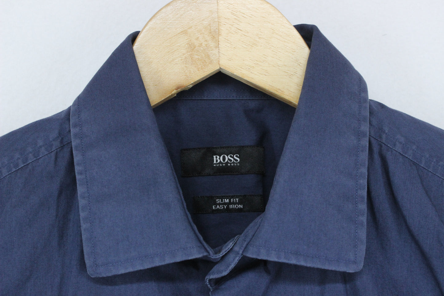 Mens Shirt Slim Fit Easy Iron Long Sleeve
