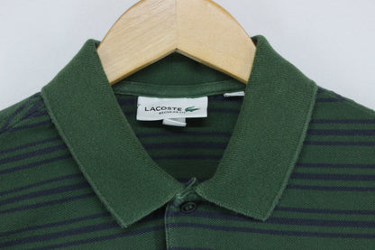 Mens Striped Polo Shirt Classic Short Sleeve