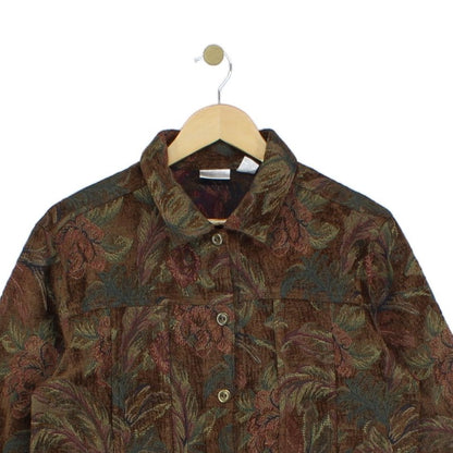 Womens Floral Jacket Tapestry