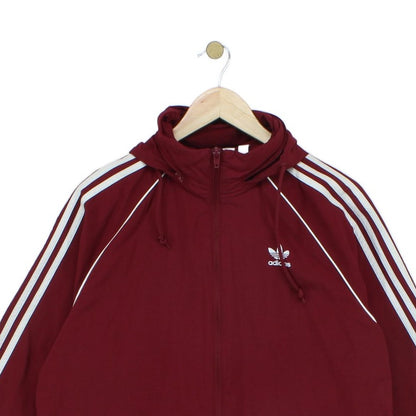 Mens Track Jacket Hooded Full Zip