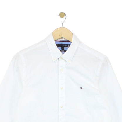 Mens Shirt Slim Stretch Button Down Classic