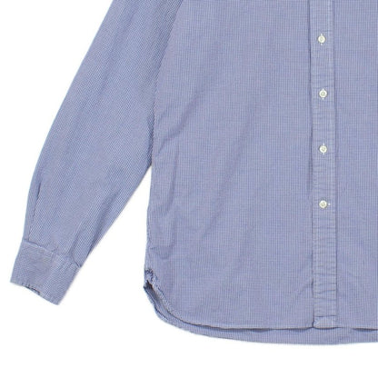 Mens Check Shirt Classic Long Sleeve
