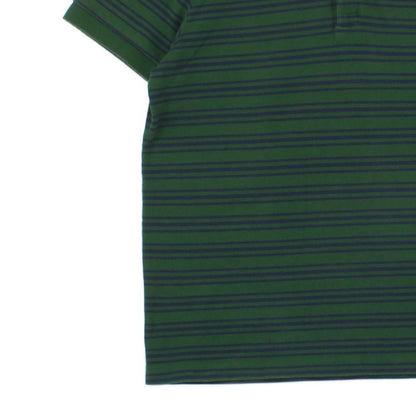 Mens Striped Polo Shirt Classic Short Sleeve