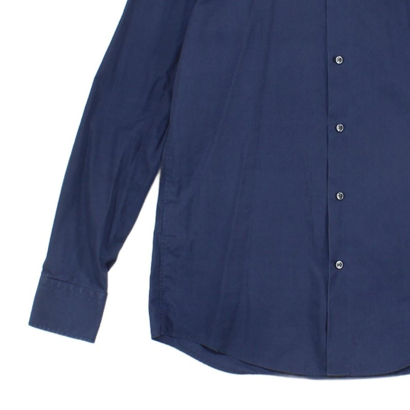 Mens Shirt Slim Fit Easy Iron Long Sleeve