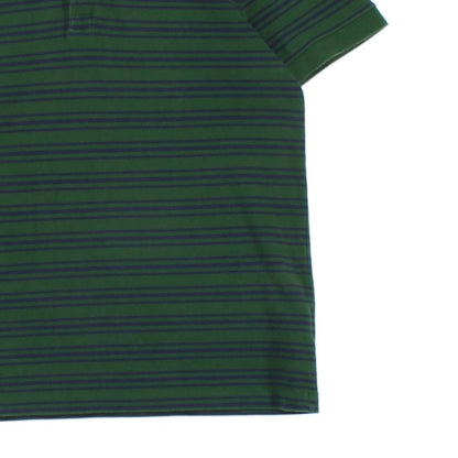 Mens Striped Polo Shirt Classic Short Sleeve