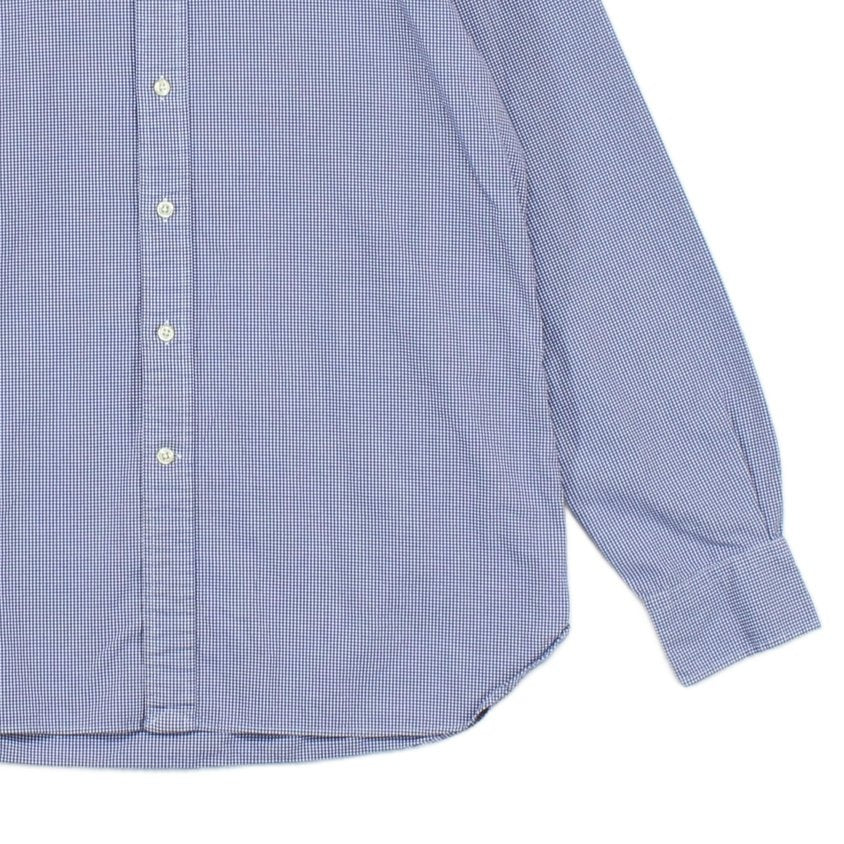 Mens Check Shirt Classic Long Sleeve