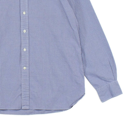 Mens Check Shirt Classic Long Sleeve