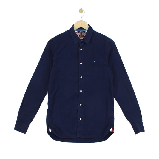 Mens Shirt Thflex Easy Care Slim Fit Button Up