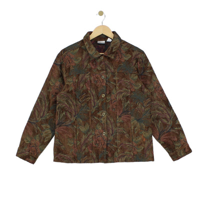 Womens Floral Jacket Tapestry