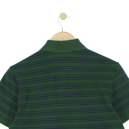 Mens Striped Polo Shirt Classic Short Sleeve