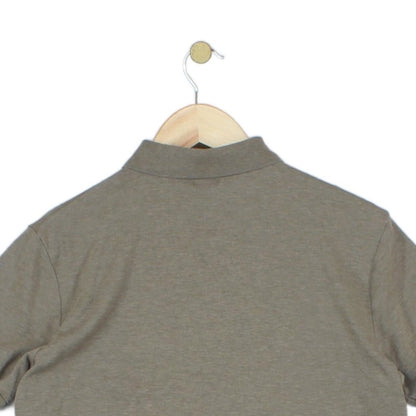 Mens Polo Shirt Stretch Slim Fit Short Sleeve