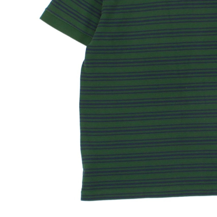 Mens Striped Polo Shirt Classic Short Sleeve