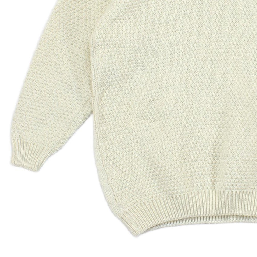 Mens Aran Knit Jumper Uk Made Winter Wool