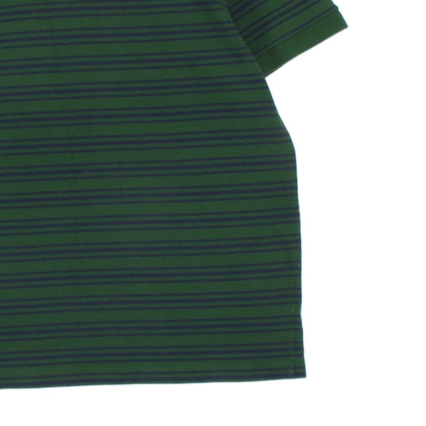 Mens Striped Polo Shirt Classic Short Sleeve