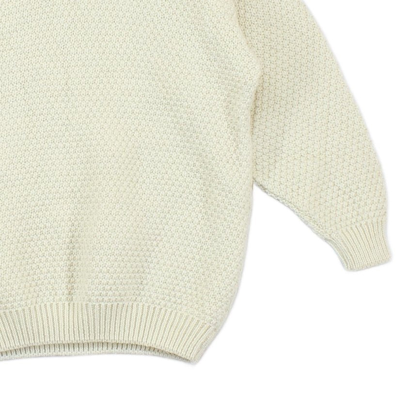 Mens Aran Knit Jumper Uk Made Winter Wool
