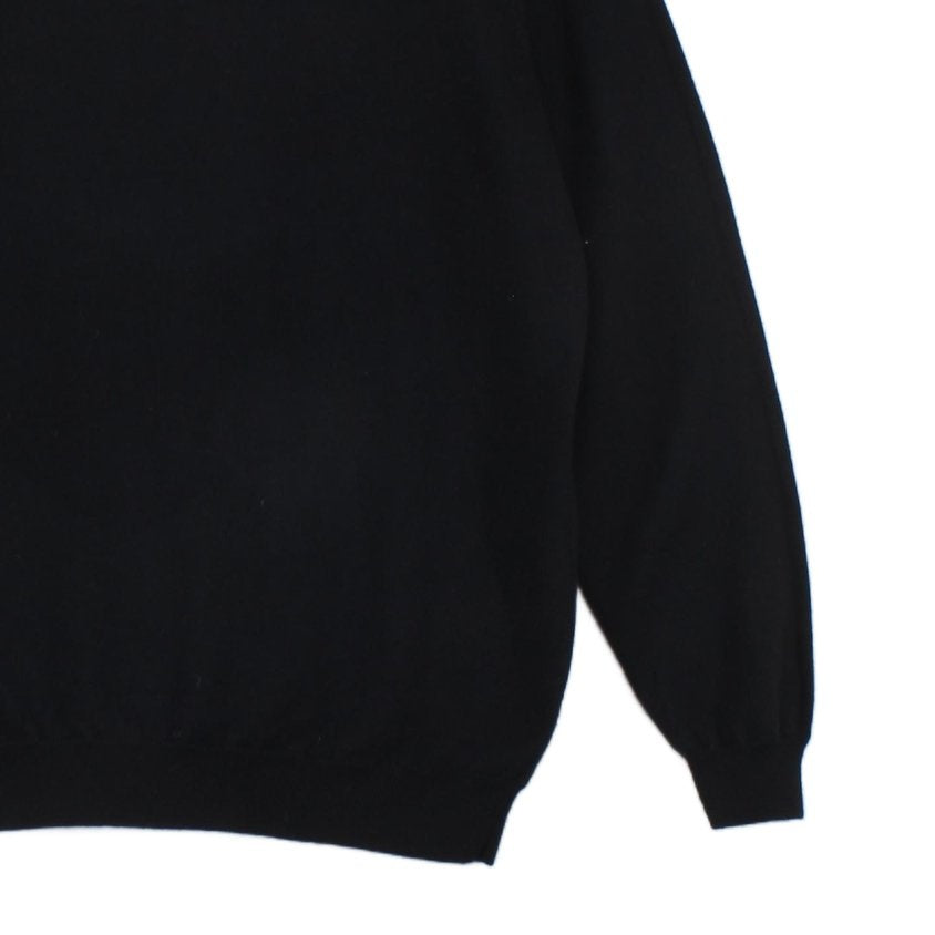 Mens Polo Jumper Finest Italian Yarn Button Wool
