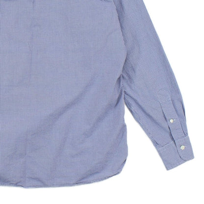 Mens Check Shirt Classic Long Sleeve