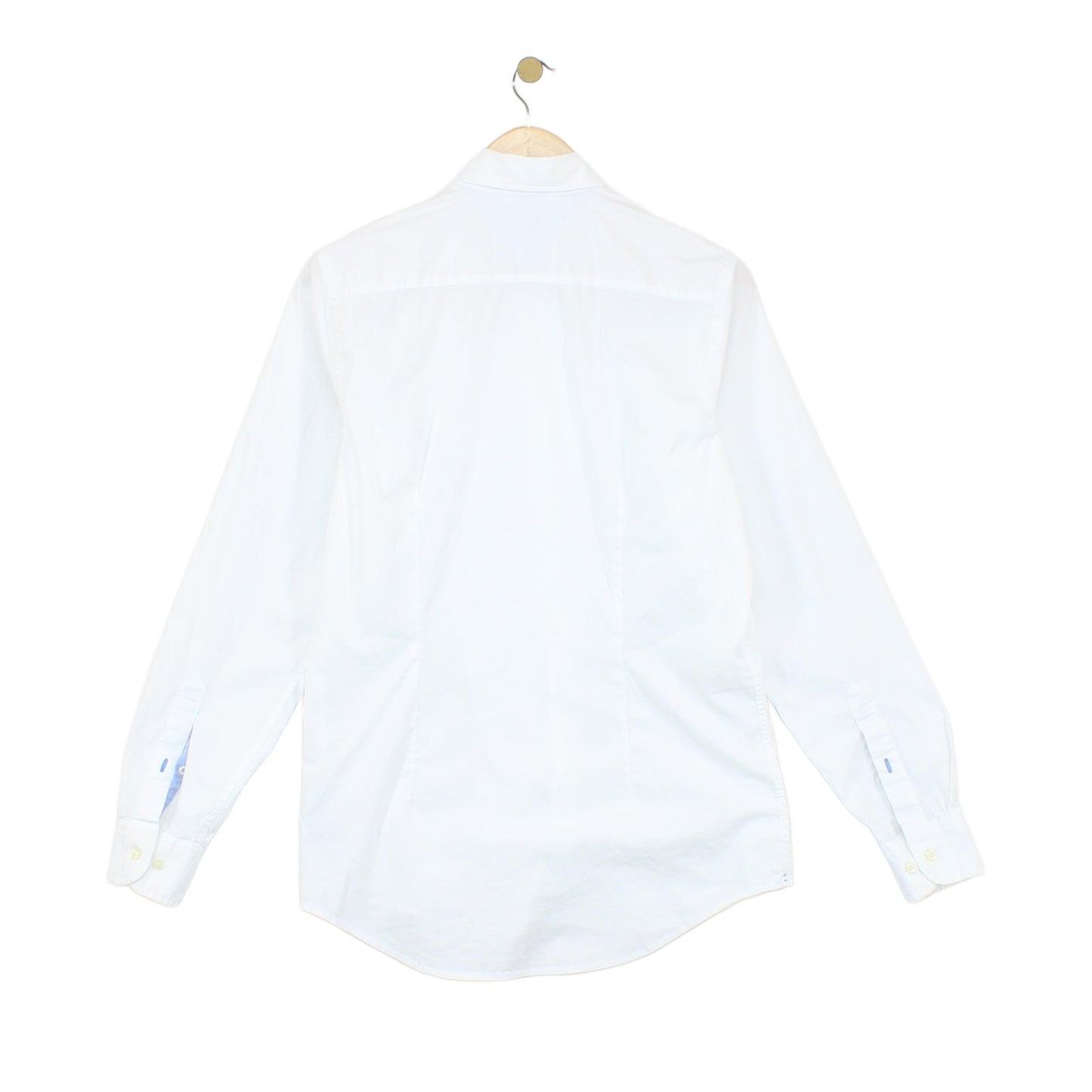 Mens Shirt Slim Stretch Button Down Classic