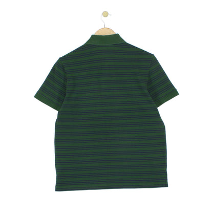 Mens Striped Polo Shirt Classic Short Sleeve