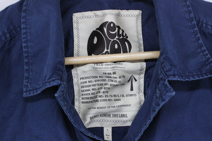 Mens Field Overshirt Button Chest Cotton