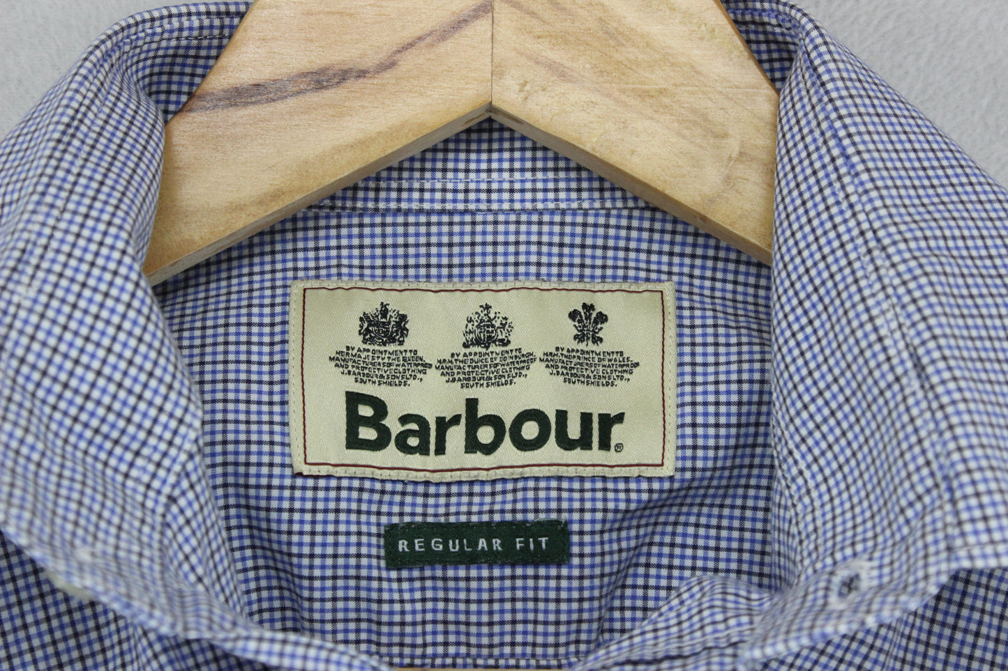 Mens Shirt Short Sleeve Check Button Up