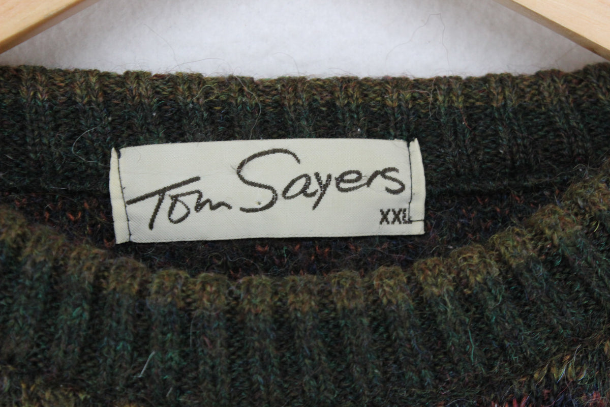Mens Grandad Jumper Knitted