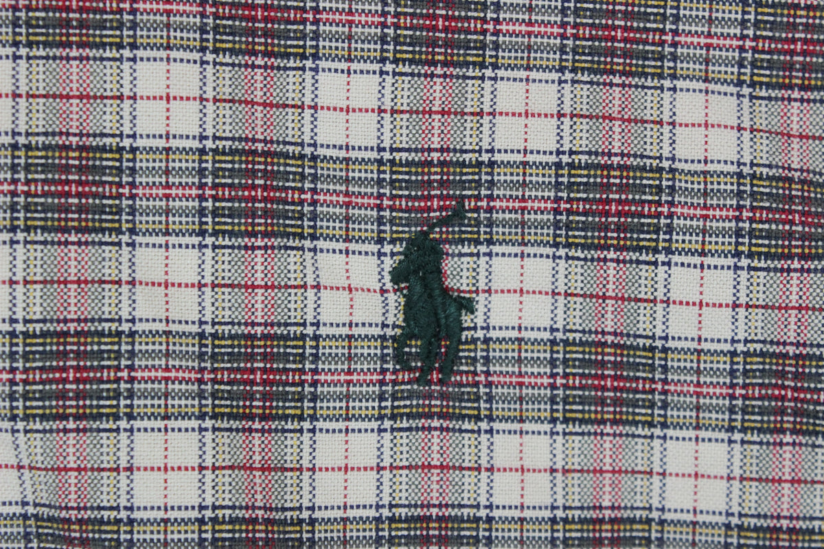 Mens Plaid Shirt Long Sleeve Check