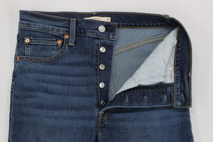 Womens Ribcage Straight Jeans High Waisted Relaxed