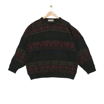 Mens Grandad Jumper Knitted