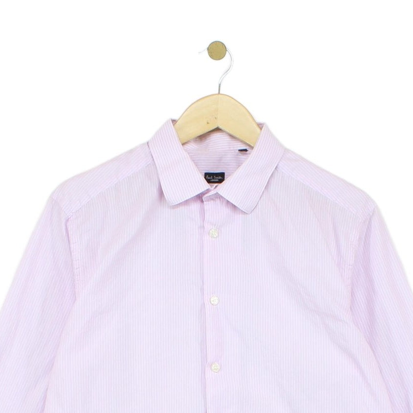 Mens Striped Shirt Made In Italy Button Up